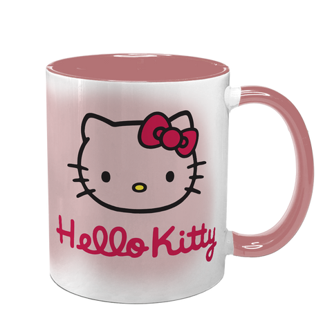 Чашка хелло китти, рожева з принтом - Hello Kitty 5.38-F фото