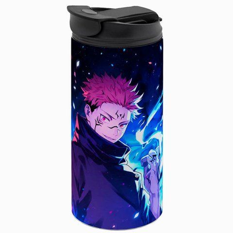 Термочашка Jujutsu Kaisen, белая 450мл FULL: Сукуна Юдзи 5.0.2.36-450TW-FULL фото