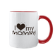 Чашка червона з принтом - I love my mommy 1.1.30 фото