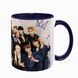 Чашка Stray Kids, темно-синя з принтом - k-pop 5.0.3.5 фото