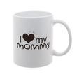 Чашка для Мами, біла з принтом: I love my mommy 1.1.30 фото