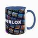 Чашка Роблокс, синя з принтом - roblox logo 5.0.5.17 фото