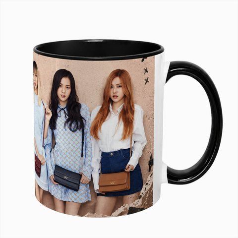 Чашка BLACKPINK, черная с принтом - k-pop 5.0.3.16 фото