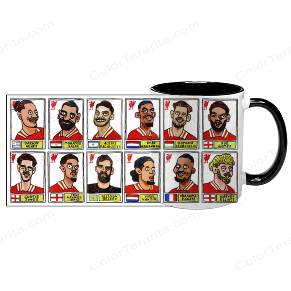 Чашка Ліверпуль, чорна з принтом - Liverpool FC 5.57 фото
