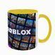 Чашка Роблокс, жовта з принтом - roblox logo 5.0.5.17 фото