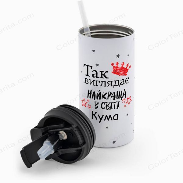 Термочашка для Кумы, белая 450мл: Так выглядит 1.5.4-450TW фото