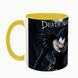 Чашка аніме, жовта з принтом - Death Note 5.0.2.12-L фото