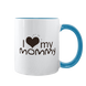 Чашка блакитна з принтом - I love my mommy 1.1.30 фото