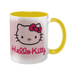Чашка хелло китти, жовта з принтом - Hello Kitty 5.38-F фото