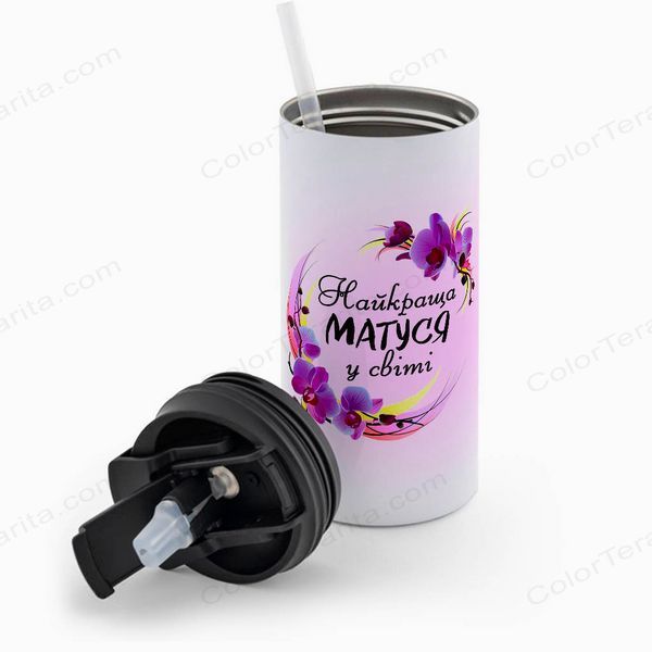 Термочашка для Мамы, белая 450мл: Мамочка 1.1.18-450TW фото