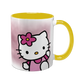 Чашка Hello Kitty, жовта з принтом - хелло китти 5.39 фото