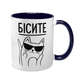 Чашка темно-синя з принтом - БІСИТЕ 2 10.120 фото