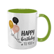 Чашка до Дня Народження, салатова з принтом - Happy Birthday to you 6.1.21 фото
