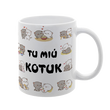 Чашка біла з принтом для Коханого: Ти мій котик 2.2.9 фото