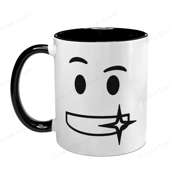 Чашка Roblox, чорна з принтом - Обличчя Roblox 4 5.0.5.5 фото