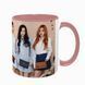 Чашка BLACKPINK, розовая с принтом - k-pop 5.0.3.16 фото