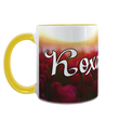 Чашка жовта з принтом для Коханої: Кохаю тебе 2.1.1 фото