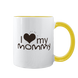 Чашка жовта з принтом - I love my mommy 1.1.30 фото