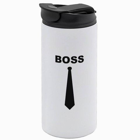 Термокружка для керівника, біла 450мл: BOSS 8.1.19-450TW фото