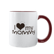 Чашка бордова з принтом - I love my mommy 1.1.30 фото