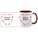 Чашка для Мами, бордова з принтом: Мама в серці 1.1.12-F фото 3