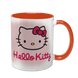 Чашка хелло китти, помаранчева з принтом - Hello Kitty 5.38-F фото