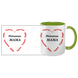Чашка для Мами, салатова з принтом: Мама в серці 1.1.12-F фото 3