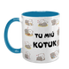 Чашка блакитна з принтом для Коханого: Ти мій котик 2.2.9 фото 2