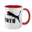 Чашка для Батька, червона з принтом: TATO (з пумою) 1.2.11 фото