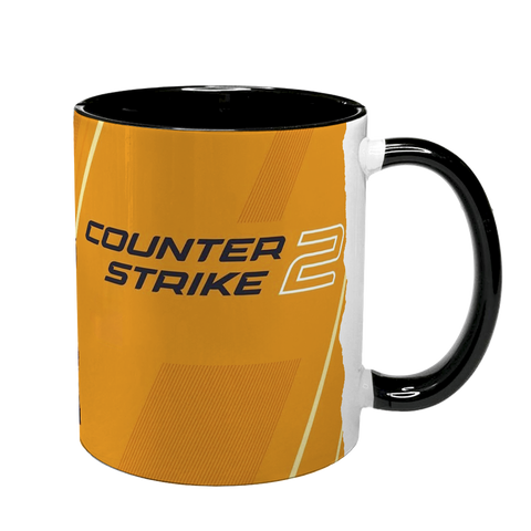 Чашка чорна з принтом - Counter Strike 2 5.60 фото