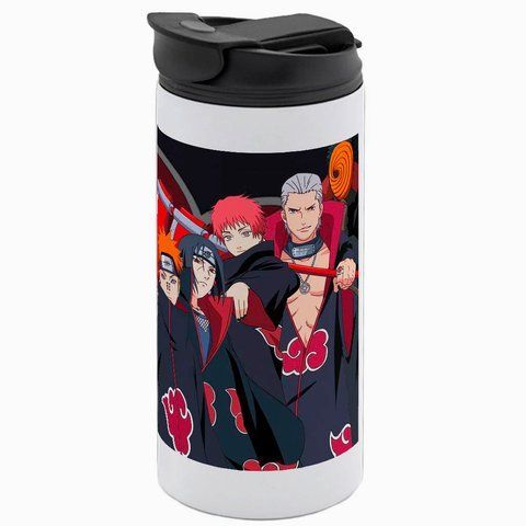 Термочашка аниме, белая 450мл: Акацуки Naruto 5.0.2.32-450TW фото