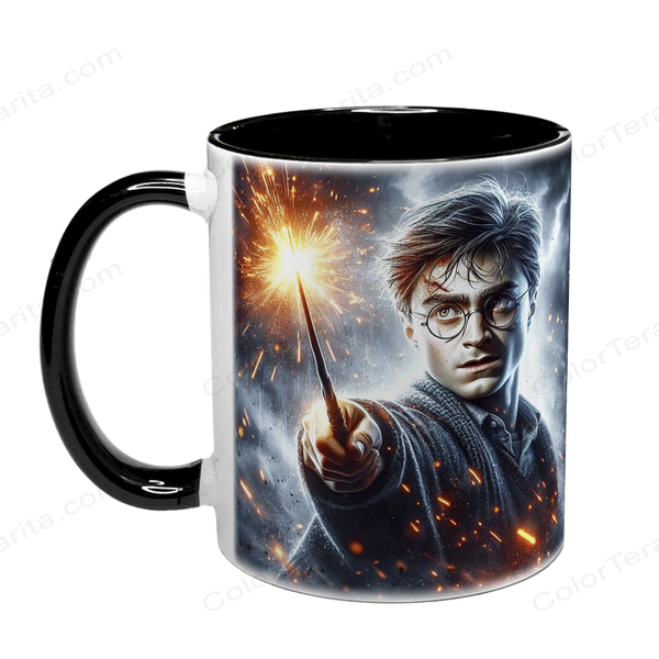 Чашка чорна з принтом - Harry Potter 5.0.1.3 фото