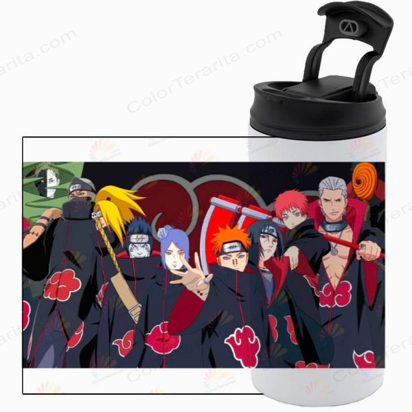 Термочашка аниме, белая 450мл: Акацуки Naruto 5.0.2.32-450TW фото