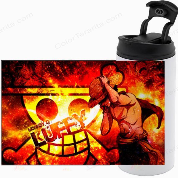 Термокружка One Piece, біла 450мл FULL: Манкі Д. Луффі 5.0.2.21-450TW-FULL фото