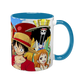 Чашка аниме, голубая с принтом - Ван Пис (One Piece) 5.0.2.23 фото