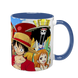 Чашка аниме, синяя с принтом - Ван Пис (One Piece) 5.0.2.23 фото