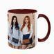 Чашка BLACKPINK, бордовая с принтом - k-pop 5.0.3.16 фото