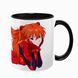 Чашка аніме, чорна з принтом - Аска - Евангелион ( Evangelion ) 5.0.2.5 фото