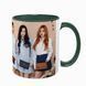 Чашка BLACKPINK, темно-зеленая с принтом - k-pop 5.0.3.16 фото
