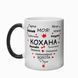 Чашка для Коханої, хамелеон блискітки: Серце слів 2.1.2-F фото 2