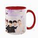 Чашка Stray Kids, красная с принтом - k-pop 5.0.3.6 фото