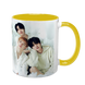 Чашка Stray Kids, желтая с принтом - k-pop 5.0.3.3 фото