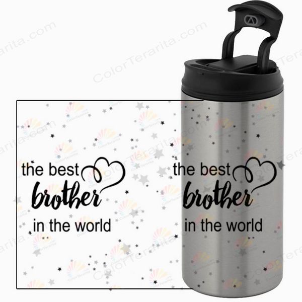 Термочашка для Брата, металлик 450мл: the best brother 1.12.13-450TM фото