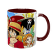 Чашка аниме, бордовая с принтом - Ван Пис (One Piece) 5.0.2.23 фото
