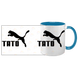Чашка для Батька, блакитна з принтом: TATO (з пумою) 1.2.11 фото 3