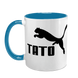 Чашка для Батька, блакитна з принтом: TATO (з пумою) 1.2.11 фото 2