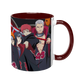 Чашка аніме, бордова з принтом - Акацукі (Akatsuki) - Naruto 5.0.2.32 фото