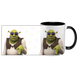 Чашка чорна з принтом - Шрек ( Shrek ) 5.61 фото 3