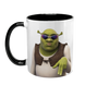 Чашка чорна з принтом - Шрек ( Shrek ) 5.61 фото 2