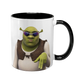 Чашка чорна з принтом - Шрек ( Shrek ) 5.61 фото 1